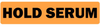 Hold Serum Medical Label Fluorescent Orange - LV-MCL28 - LabelValue
