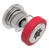 Captive Screw, 4-40 Thread, Press-in, TORX®, Smooth Red Knob - 52-A16-51-4-013 - Southco