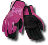 Ansell Projex 97-981 Pink Medium Spandex Full Fingered Work & General Purpose Glove - Leather Palm Coating - 076490-04894 - 076490-04894 - R. S. Hughes Company, Inc.