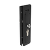 Multi-Point Compression Latch Actuator, Key Locking, with Padlock Hasp, DIN 18254 , NEMA 4 / IP66 Sealed, 1.5 - 3mm  Door thickness, Zinc alloy, Powder Coated, Black -- M3-40-111-10 - Image