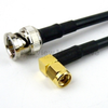 RA SMA Male to BNC Male Cable RG58C/U Coax in 48 Inch - FMC0408058-48 - Fairview Microwave Inc.