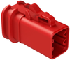 Automotive Housing, Plug, 6Pos, 25A, Red; Product Range Amphenol Sine/tuchel - 75AH8410 - Newark, An Avnet Company