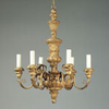 Giltwood Neoclassical Chandelier - CL83 - Vaughan Designs, Inc.