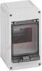 ENCLOSURE,POLYSTYRENE,TRANSPRNT HINGED COVER,KNOCKOUTS,IP65,NEMA4X,4.33X7.09X4.3 - 70074747 - Allied Electronics, Inc.