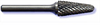 Tapered Cone w/ Radius End Carbide Bur - SL-2 - Advanced Carbide Tool Company, Inc.