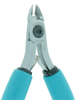 Excelta Five Star Round Diagonal Semi-Flush Carbon Steel Semi-Flush Cutting Plier 7230E - 5 in Length - Foam Cushion Grip - EXCELTA 7230E - R. S. Hughes Company, Inc.