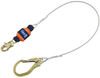 DBI-SALA EZ-Stop Orange Shock-Absorbing Lanyard - 6 ft Length - 648250-17116 - 648250-17116 - R. S. Hughes Company, Inc.
