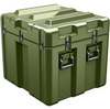 Pelican AL2624-1805 Single Lid Cube Shipping Case - No Foam - Olive Drab -- PEL-AL2624-1805-RP-137 - Image