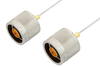 N Male to N Male Cable 18 Inch Length Using PE-SR047AL Coax - PE34144-18 - Pasternack