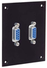 Universal Sub-Panel, 2 DB9 Feed-Thru Adapters -- REF00030