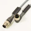 OBSOLETE - Alpha Connect Cordset - M12 Male Straight to M12 Female 90° - 22AWG 5 Poles - DR05AW106 - Slate - 0.6M (1.97ft) - ALPDR05AW106-SL355 - Lapp Tannehill