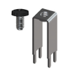 Vertical Screw Terminal w/Black Screw-Unassembled - 7697-3 - Keystone Electronics Corp.