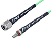 SMA Female Bulkhead to TNC Male Low Loss Cable 60 Inch Length Using PE-P160LL Coax - PE3C5264-60 - Pasternack