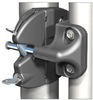 Gate Latch for Round Posts - 928071 - HardwareSource, Inc.