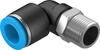 Push-in L-fitting - QSL-3/8-12-20 - Festo Corporation