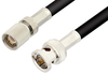 75 Ohm 1.6/5.6 Plug to 75 Ohm BNC Male Cable 24 Inch Length Using 75 Ohm RG59 Coax, RoHS - PE36127LF-24 - Pasternack