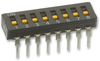 Dip Sw, Spst, 0.025A, 24Vdc, 8Pos, Tht Rohs Compliant Omron - 74AH4093 - Newark, An Avnet Company