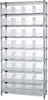 Open Wire Shelving, 9Shelves, 32Bin, Clr; Shelving Unit Type Quantum Storage - 42AC8587 - Newark, An Avnet Company