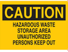 Chemical & Hazardous Materials Sign - 22709 - Brady Corporation