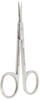 Excelta Two Star Stainless Steel Straight Short Fine Blade Scissor 288 - 3/4 in 3 1/4 in Length - EXCELTA 288 - R. S. Hughes Company, Inc.