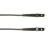 2m (6.5ft) MTRJMTRJ GY OM4 MM Fiber Patch Cable INDR Zip OFNP - FOCMPM4-002M-MTMT-GR - Black Box