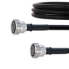Outdoor Rated Low PIM 7/16 DIN Female to 7/16 DIN Female Cable SPO-375 Coax in 150 cm Using Times Microwave Parts and RoHS - FMCA2064-150CM - Fairview Microwave Inc.
