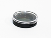 small round compact with clear top - 449PE-HF147 - Packaging Company (The)