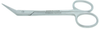 Excelta Two Star Stainless Steel Angled Stainless Steel Scissor 270 - 1 1/4 in 4 1/2 in Length -- EXCELTA 270 - Image