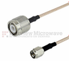 SMA Male to TNC Male Cable RG-316 Coax in 48 Inch - FMC0203315-48 - Fairview Microwave Inc.