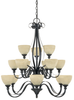 Large Chandeliers-Glass Shade - 43381 - Light Center (The)