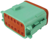 Plug Housing, 12Pos, Pa Gf, Green; Product Range Deutsch Te Connectivity - 26W9685 - Newark, An Avnet Company