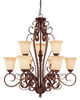 Large Chandeliers-Glass Shade - 42939 - Light Center (The)