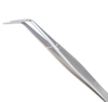 Excelta Three Star Utility Tweezers 22 - Angled Broad Tip - 0.04 in Tip Width - 5 1/2 in Length - 0.02 in Thick - EXCELTA 22 - R. S. Hughes Company, Inc.