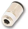 Pneumatic Fitting, Bsp, Straight Adaptor, 6 Mm, 11 Mm, R1/8 Rohs Compliant Legris - 35M1210 - Newark, An Avnet Company