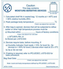 Desco Blue on White Tool & Equipment Storage Label - 3.25 in Width - 3.75 in Height - Roll - Printed Text = CAUTION THIS BAG CONTAINS MOISTURE SENSITIVE-DEVICES - DESCO 06736 - DESCO 06736 - R. S. Hughes Company, Inc.