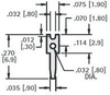 Test Point, Pcb, Through Hole; Product Range Keystone - 91B1805 - Newark, An Avnet Company