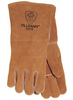 Tillman Brown Split Cowhide Kevlar/Leather Welding Glove - Reinforced Thumb - 14 in Length - 608134-10100 - 608134-10100 - R. S. Hughes Company, Inc.