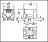 Rj45 Modular Jack, 8 Position, 1 Port; Modular Connector Type Corcom - Te Connectivity - 69K5773 - Newark, An Avnet Company