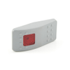 Carling Technologies VVARH00-000 Contura II Switch Actuator, Plastic, Gray with Red Lens - 44342 - Waytek, Inc.