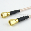 SMC Plug to SMC Plug Cable RG316 Coax in 24 Inch - FMC1818316-24 - Fairview Microwave Inc.