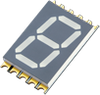 0.56" SINGLE DIGIT BLUE SMD LED DISPLAY -- ACSA56-51PBWA/A - Image