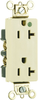 Heavy-Duty Decorator Hospital Grade Receptacle -- 26222HGI - Image