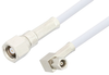 SMC Plug to SMC Plug Right Angle Cable 24 Inch Length Using RG188 Coax - PE3600-24 - Pasternack