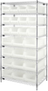 Open Wire Shelving, 8Shelves, 24Bin, Clr; Shelving Unit Type Quantum Storage - 42AC8230 - Newark, An Avnet Company