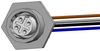 Sensor Cord, 4P M12 Rcpt-Free End, 6; Connector Type A Norcomp - 17AH5145 - Newark, An Avnet Company