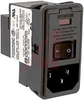 Power Entry Module; 10 A @ 250 VAC; 250VAC (Max.); Interconnection Block; DPST - 70185779 - Allied Electronics, Inc.