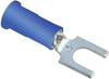 Terminal, Fork, Stud 8, Crimp, Blue; Product Range 3M - 66W6331 - Newark, An Avnet Company