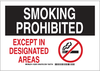 No Smoking Sign - 128078 - Brady Corporation