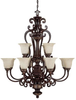 3632CB-283 Large Chandeliers-Glass Shade - 782854 - Capital Lighting, Inc.