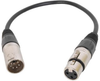 Cable, 5Pos Xlr Plug-3Pos Xlr Jack, 14; Connector Type A Multicomp Pro - 84R5373 - Newark, An Avnet Company